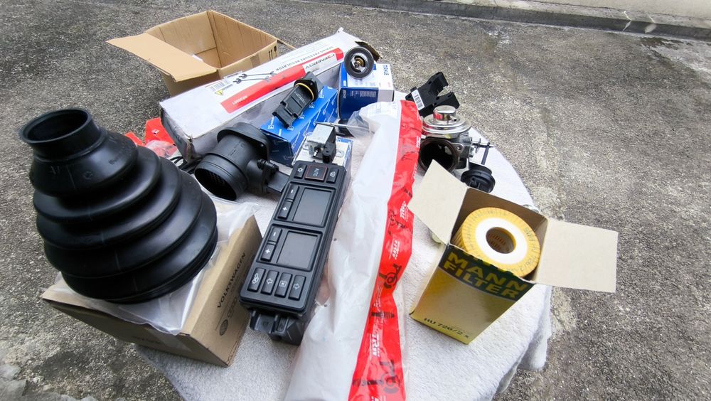 Turbo original e varias peças e acessórios Audi 1.9 TDI AGR