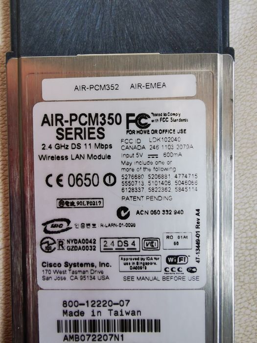 CISCO Wireless LAN Adapter - Cisco Network Card64862901957377121