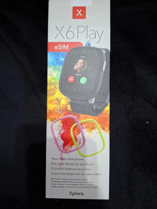 Smartwatch Xplora X6 Play PLOMBY eSIM GPS 4G IP68 8GB 5MP kamera