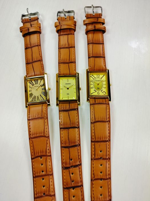 3 x zegarek Seiko Tank Quartz
