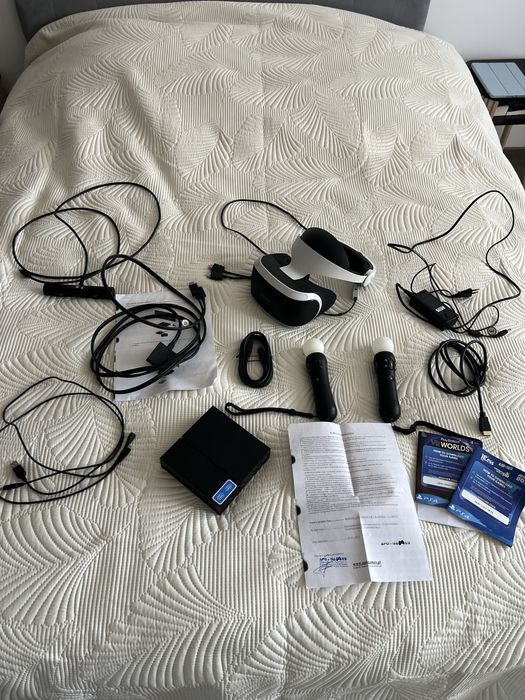 gogle sony playstation vr ps4 + kamera v2 + 2x kontroler move