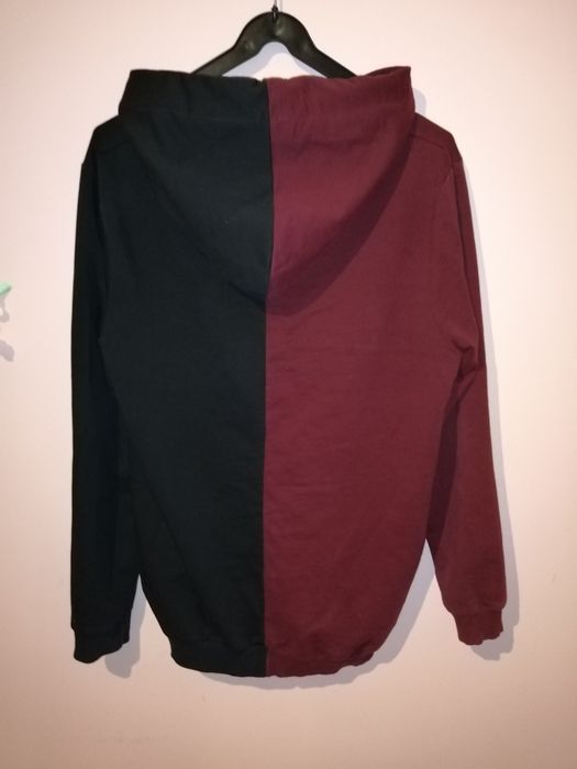 Bluza czarny + bordo