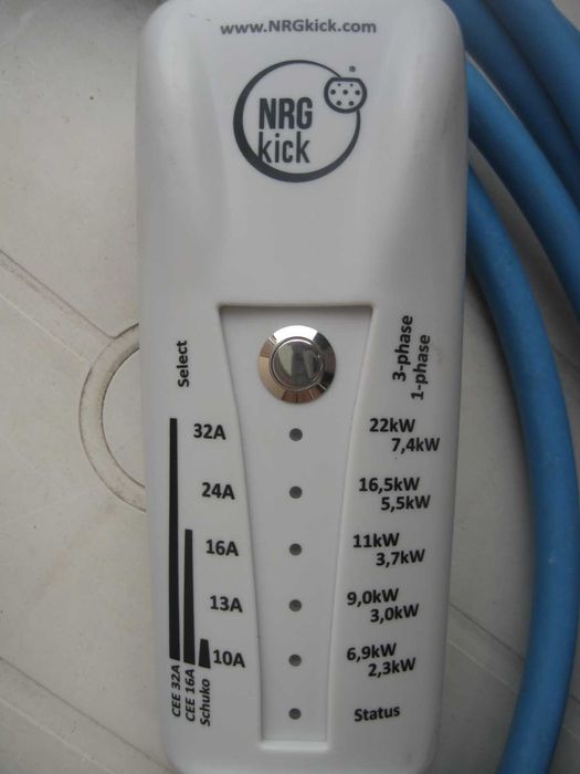 NRGkick 32A 22kW ładowarka do auta elektryka 22kW wallbox Typ2 7.5metr