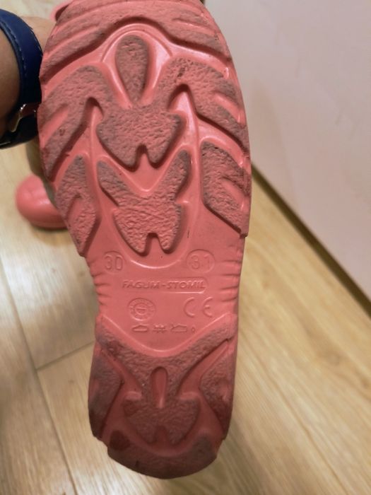 Piankowe gumiaki, kalosze pianka Eva, r. 30 - 31