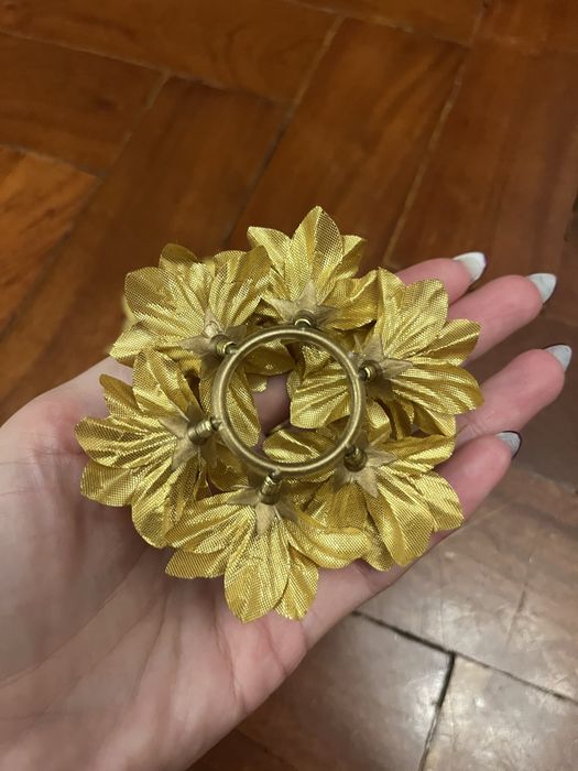 Enfeite para velas castiçal