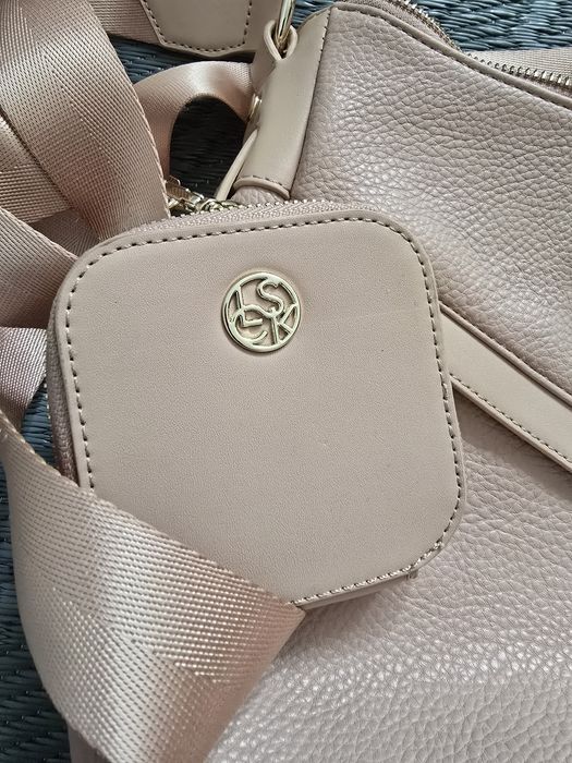 Torebka Lasocki pudrowy róż