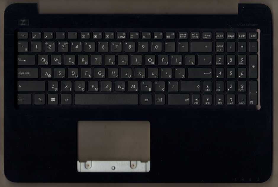 Корпус клавіатура топкейс кришка ASUS X556U F556U A556U K556U НОВА ORG