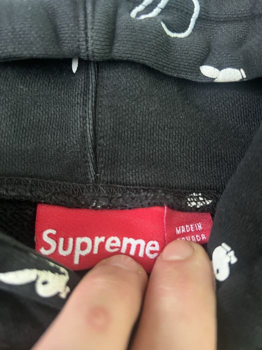 Худи supreme monogram play-boy