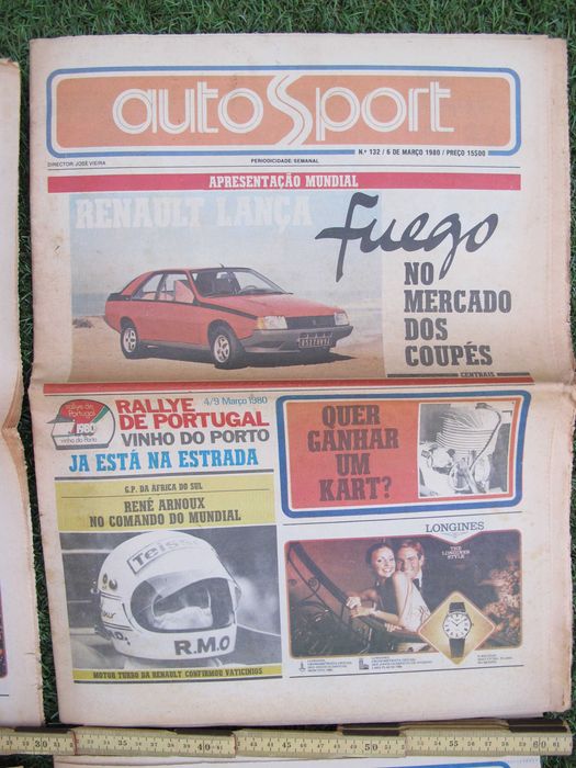 Revistas Auto Sport Antigas - Jornal Carros 80's