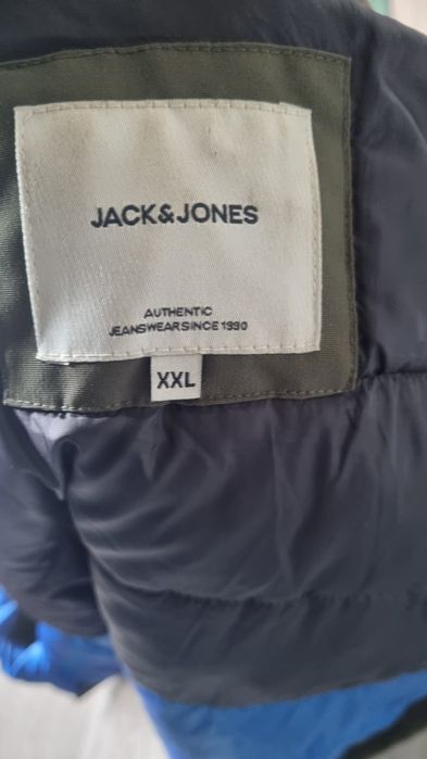 Kurtka zimowa ocieplana khaki 44 XXL