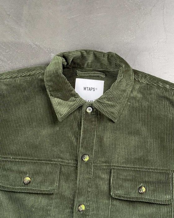 Сорочка WTAPS WCPO 02 LS Cotton Twill Olive