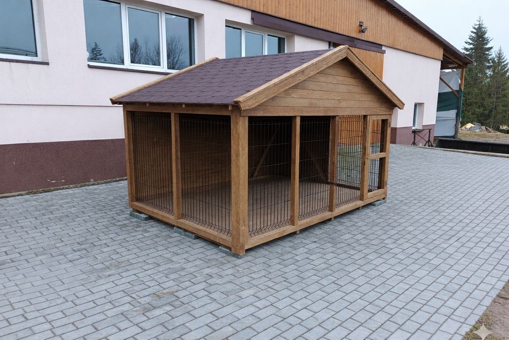 KOJEC DLA PSA 3x2M Z podłogą | drewniany | producent
