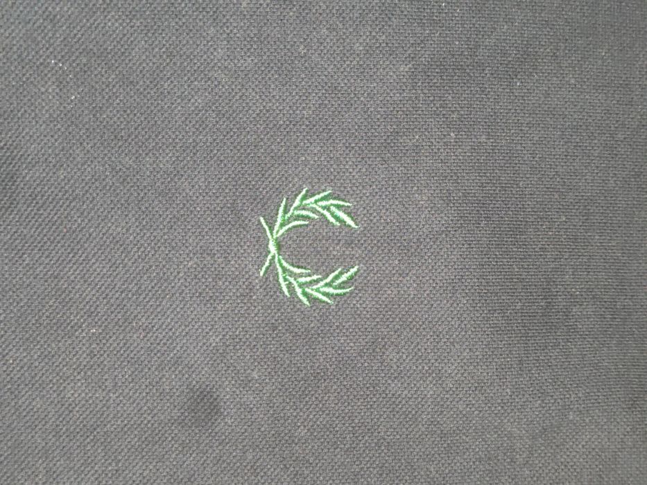 Поло Fred Perry зелено чорне , фрет пери