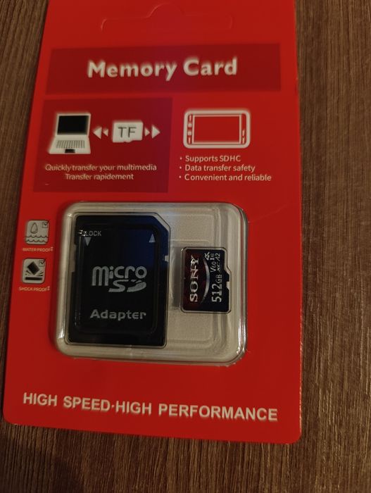 Micro SD 512gb sony флешка мікро сд карта пам'яті.