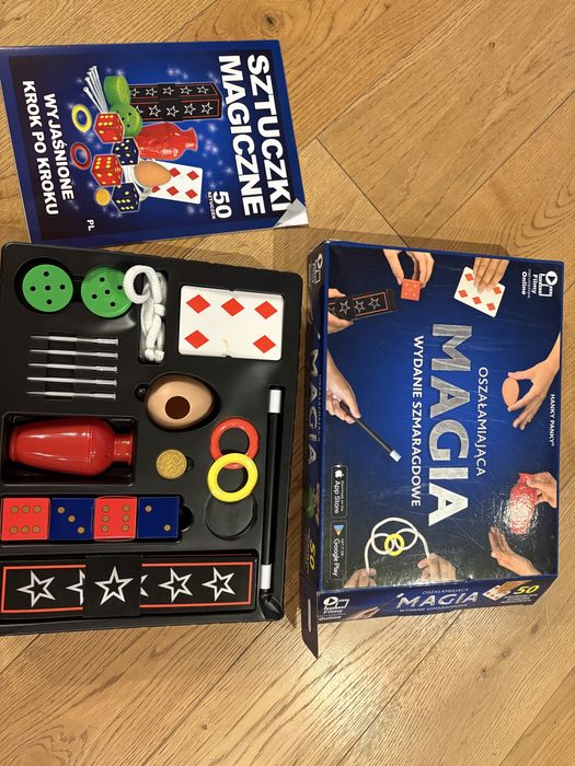 Zestaw do magii 50 sztuczek Dromader jak nowy
