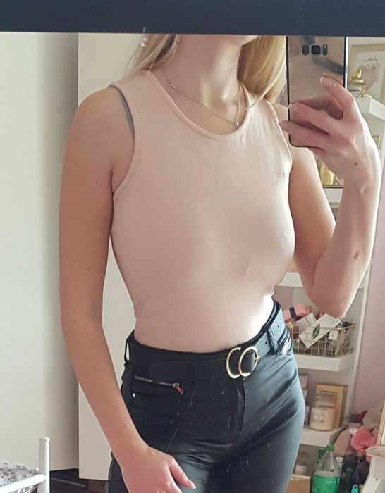 Body chloe bluzka z odkrytymi plecami S