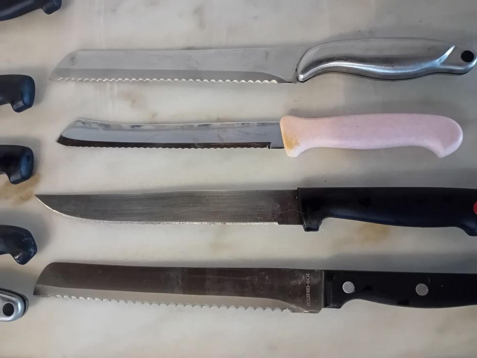 Conjunto de 11 Facas Cozinha Diversas