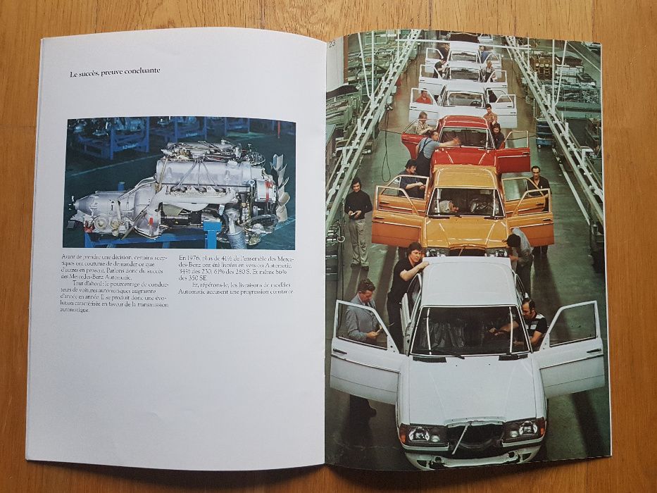 MERCEDES automatic, język francuski rok 1978