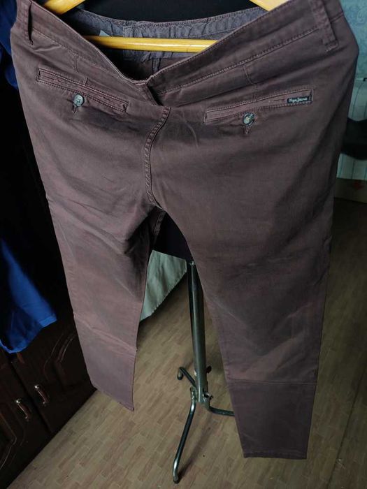 Джинсы (chino Pepe jeans London United Kingdom w34 stretch truffle.