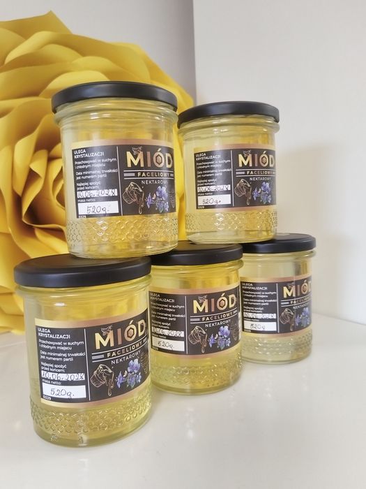 Miód Faceliowy z Własnej pasieki 520g