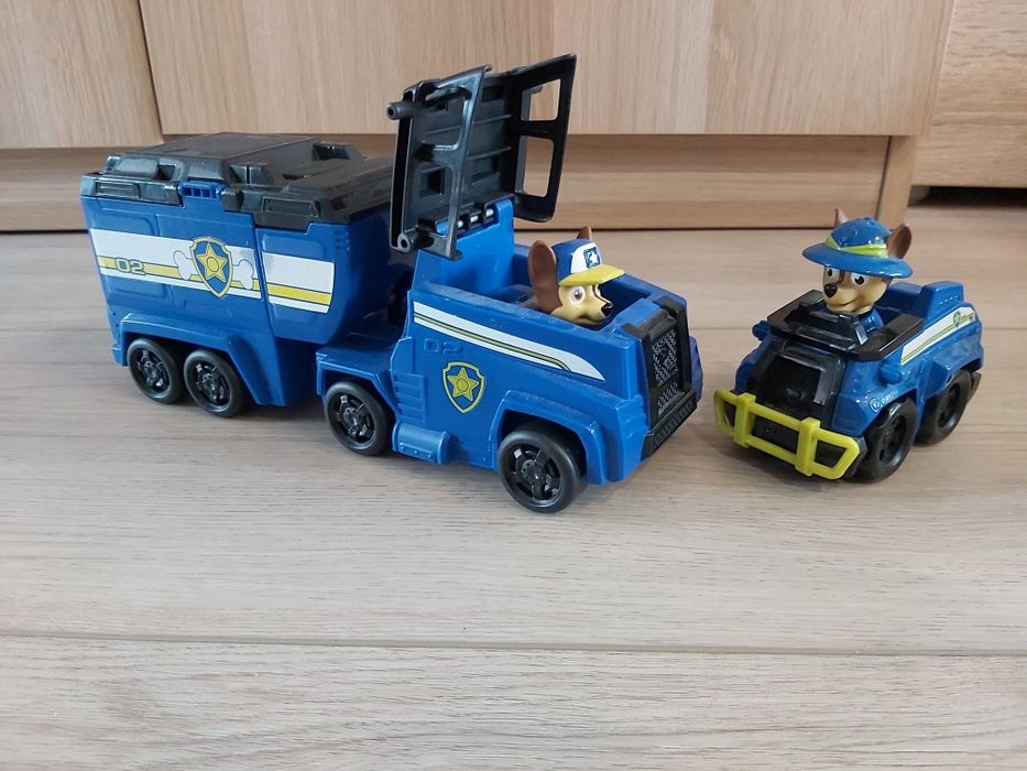 Psi patrol Chase ciężarówka i samochodzik