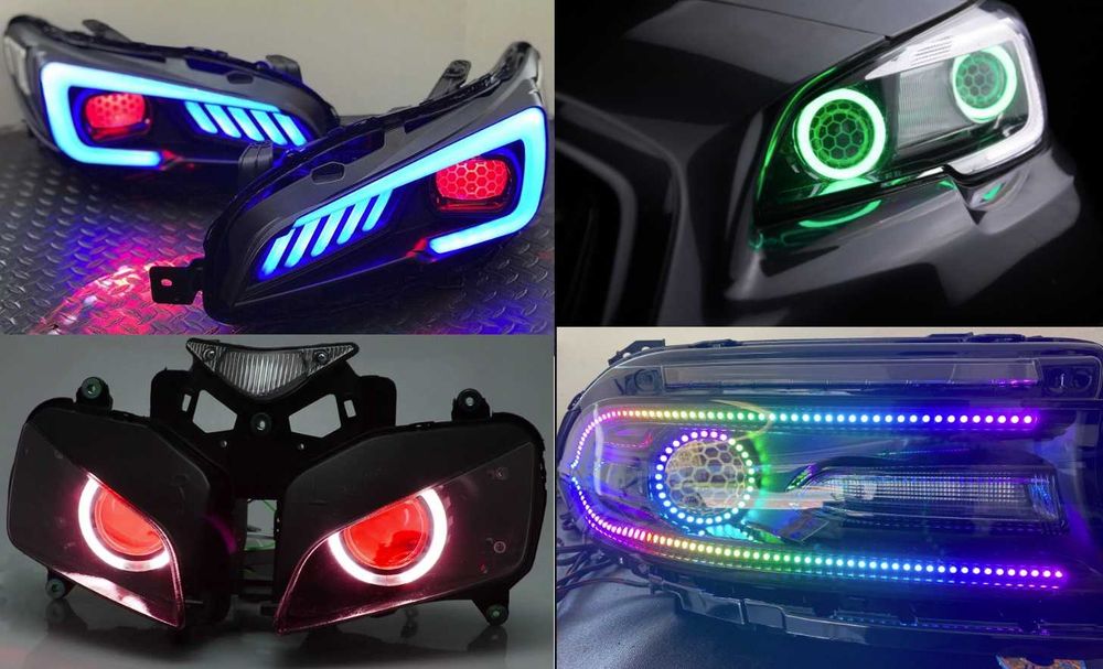 Установка Bi Led линз, распаковка фар, замена стекол/корпуса, ремонт ...