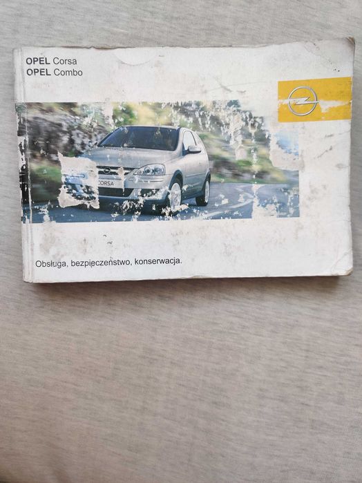 Instrukcja obsługi opel corsa combo oryginalna po polsku Polska