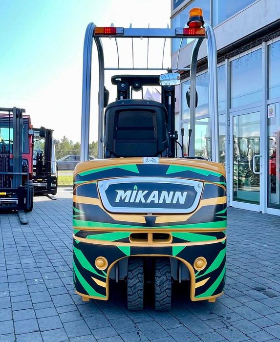 Wózek Widłowy Elektryczny 1,6T MIKANN, Maszt 4.5m,Triplex, 3-kołowy