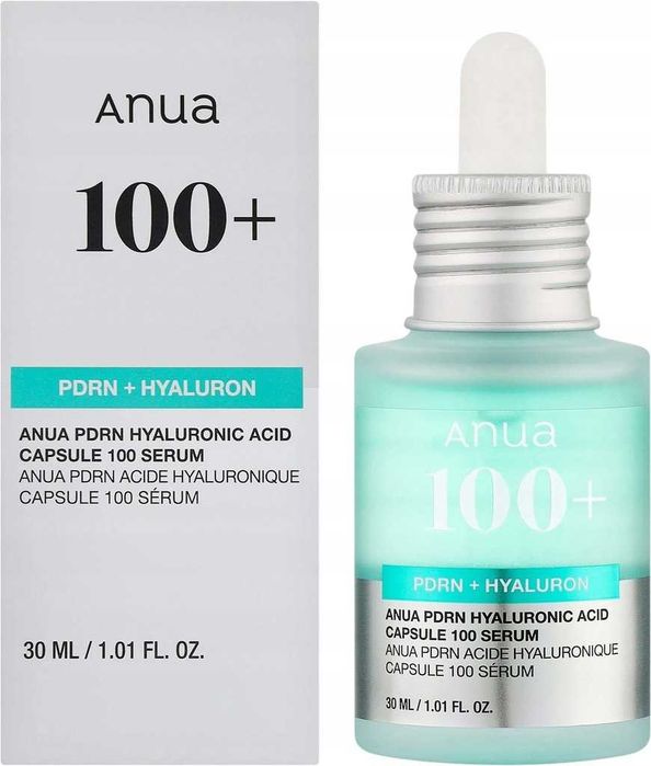 Serum Silnie Nawilżające Anua 100+ PDRN + Hyaluron Serum do Twarzy