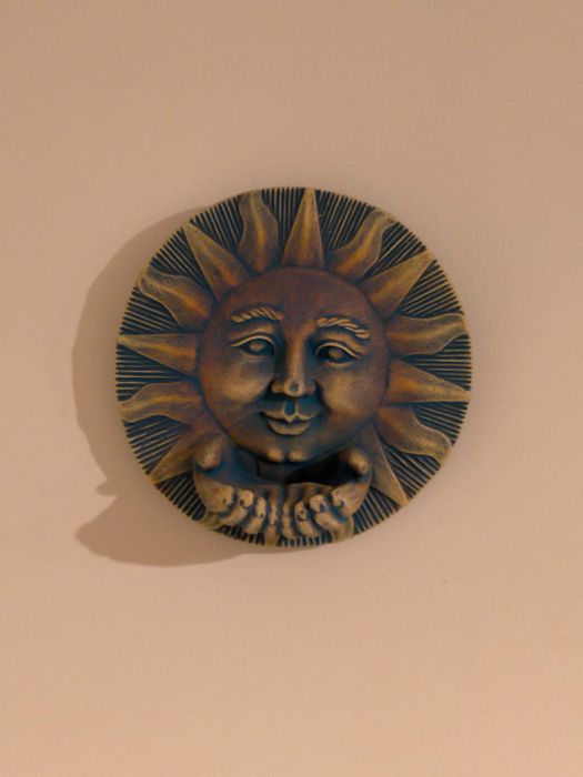 Peça Decorativa de Cerâmico - Sol