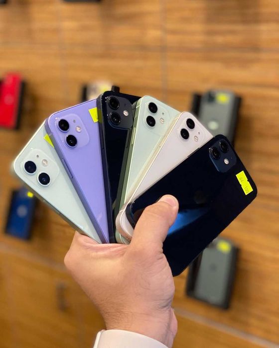 Apple IPHONE 12 64/128GB Black - Green - White - Purple Айфон ~