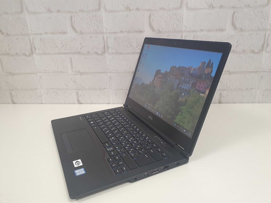 Сенсорный ноутбук БУ для работы магазин Днепр ∎ Fujitsu Lifebook U748 ∎ i5-8250U ∎ 16GB ∎ 256GB ∎ IPS ∎ Гарантия