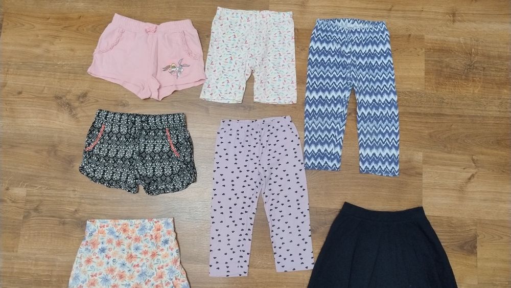 Paka ubrań dziewczynka rozmiar 128