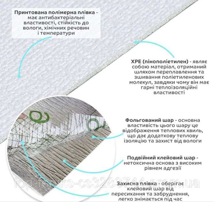 Самоклеющие обои белые