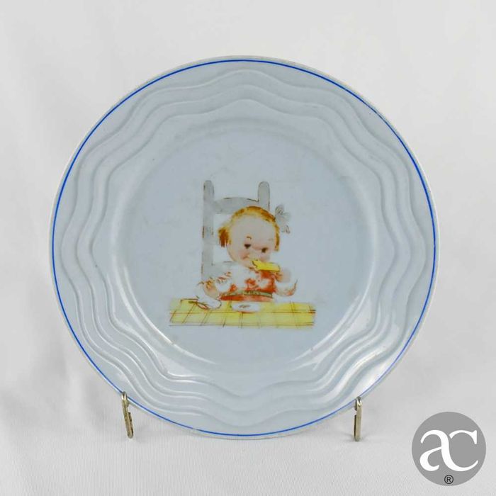 Prato de criança em porcelana Vista Alegre