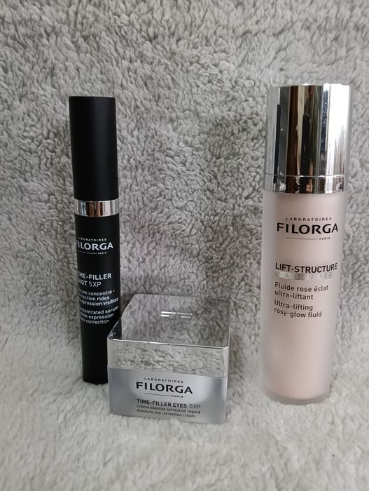 Filorga Lift Structure Radiance Fluidem Rose lifting 50ml Filorga Time Filler shot 5 XP Filorga Time Filler eyes creme 5xp