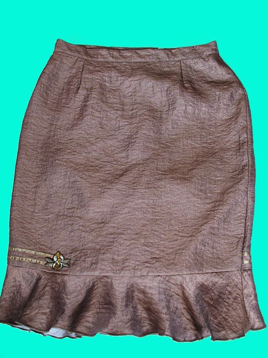 Spódnica - Midi - 42  XL- Obwód pasa 78 cm