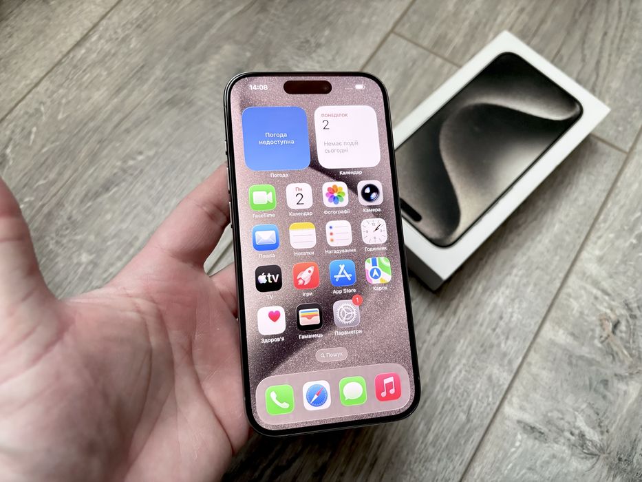 iPhone 15 Pro 128gb Natural Titanium фіз сім