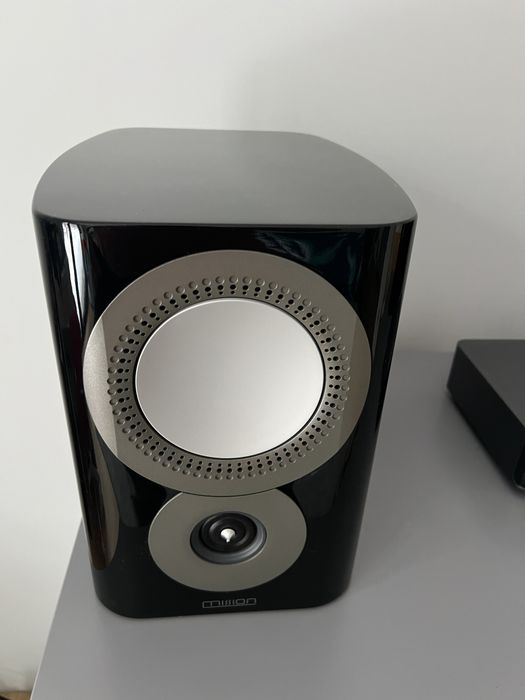 Mission ZX-1 czarne piano black podstawkowe kolumny głośnikowe