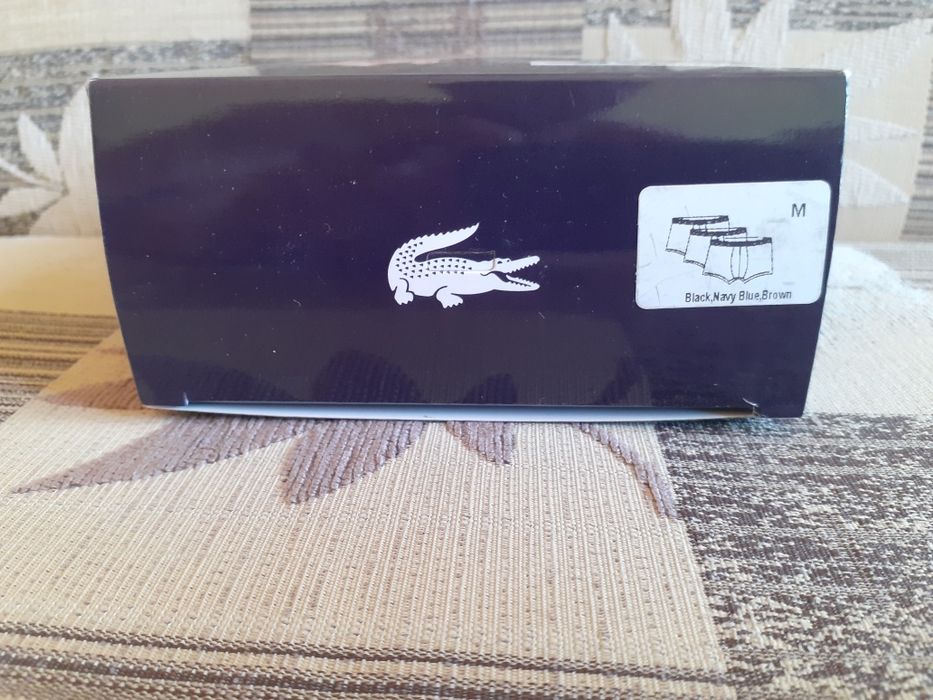 Bokserki męskie Lacoste 3 pack rozmiar M