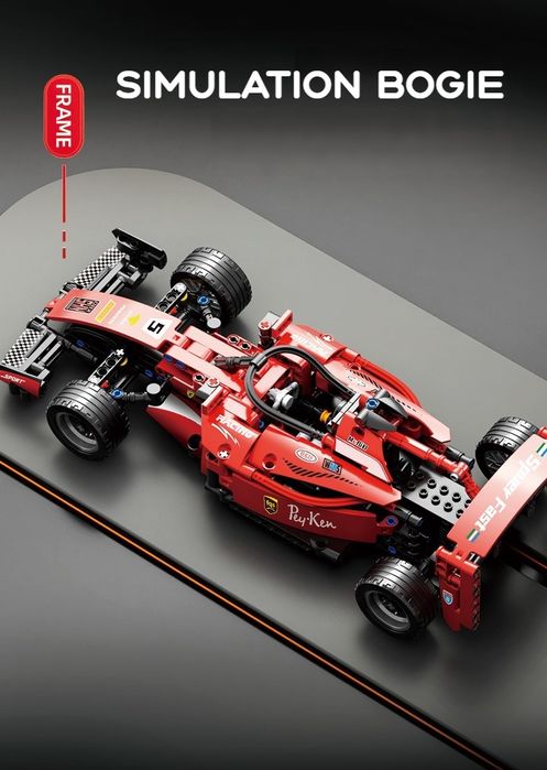 Авто Ferrari болід Формула конструктор лего Formula F1 Technic 67126