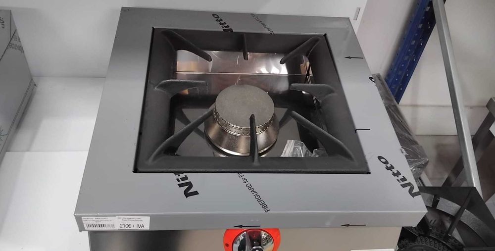 Fogão a Gás de 1 Boca de Bancada - NOVO