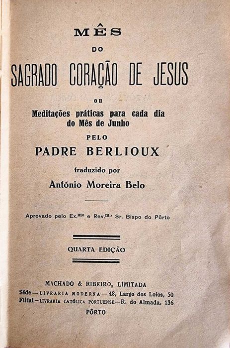 Mês do Sagrado. Coração de Jesus 1935