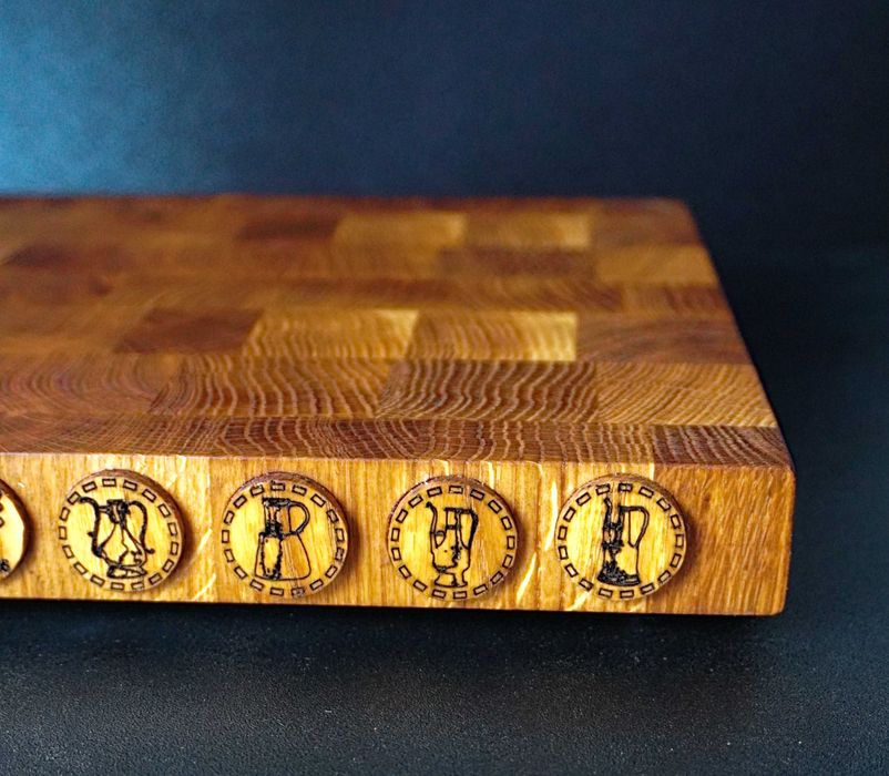 Ręcznie wykonana deska dębowa – sztorcowa