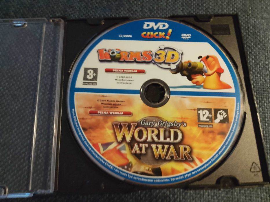 Click! 12/2006 - Worms 3D - World at War - PC PL