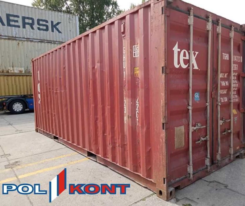 Kontener magazynowy transportowy morski 20 DV - MP