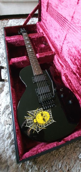 Guitarra ESP KH-3 Kirk Hammett [1990s] || Quase perfeita preservação |
