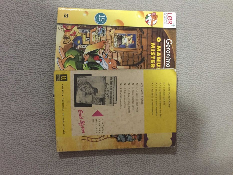 Livro Geronimo Stilton "O manuscrito misterioso"(como novo) com oferta