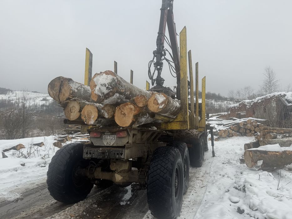 КамАЗ 4310 з маніпулятором(loglift130) лісовоз+причеп розпуск 6х6