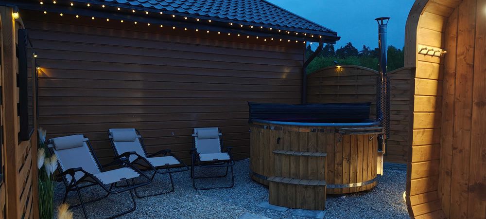 Domek letniskowy nad morzem z balią i sauną k. Jastrzębia Góra